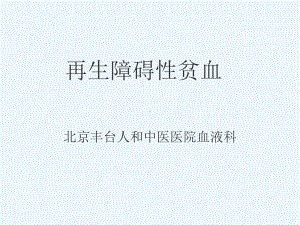 再障定义表现课件.ppt