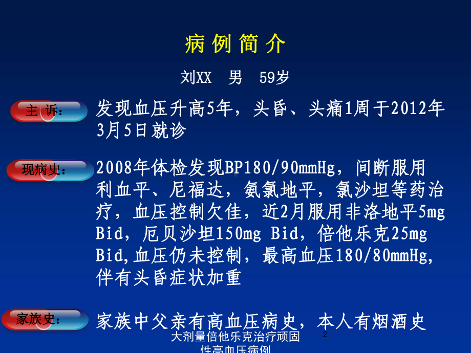 大剂量倍他乐克治疗顽固性高血压病例培训课件.ppt_第2页