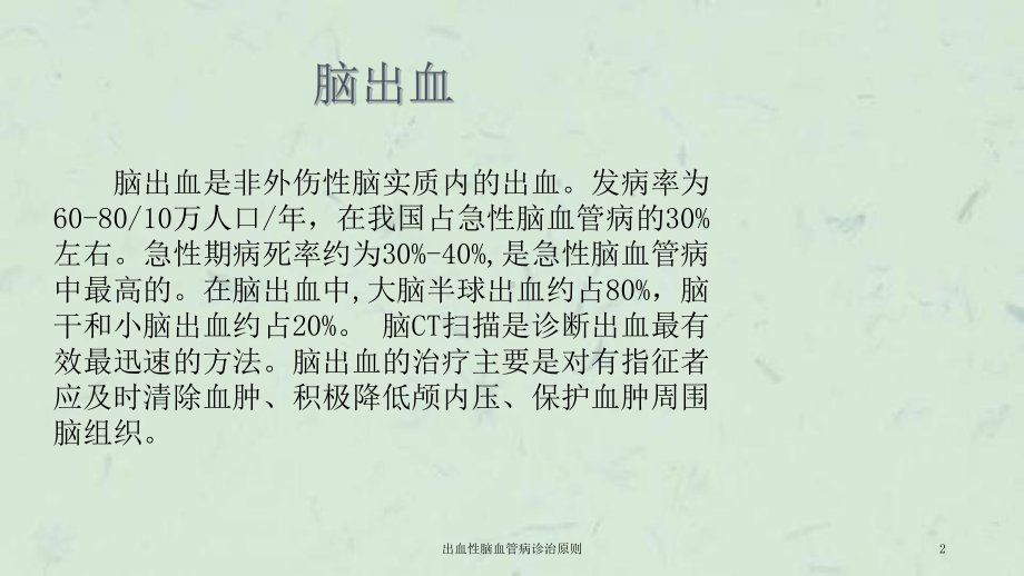 出血性脑血管病诊治原则课件.ppt_第2页