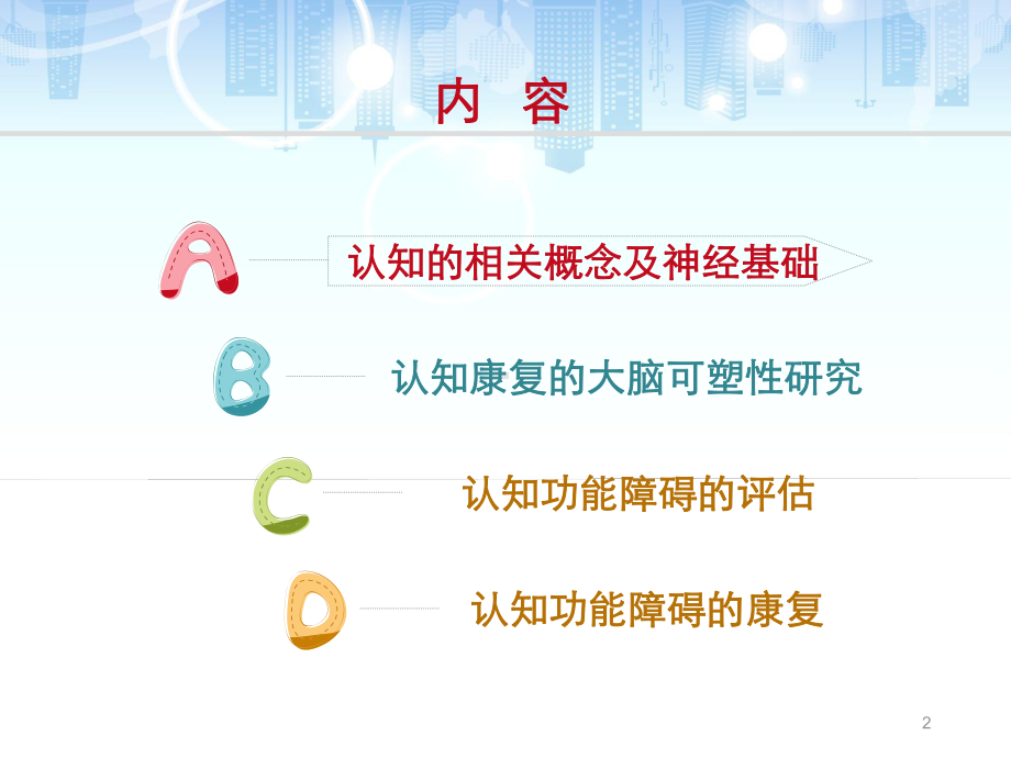 卒中后认知功能障碍评价与康复课件.pptx_第2页