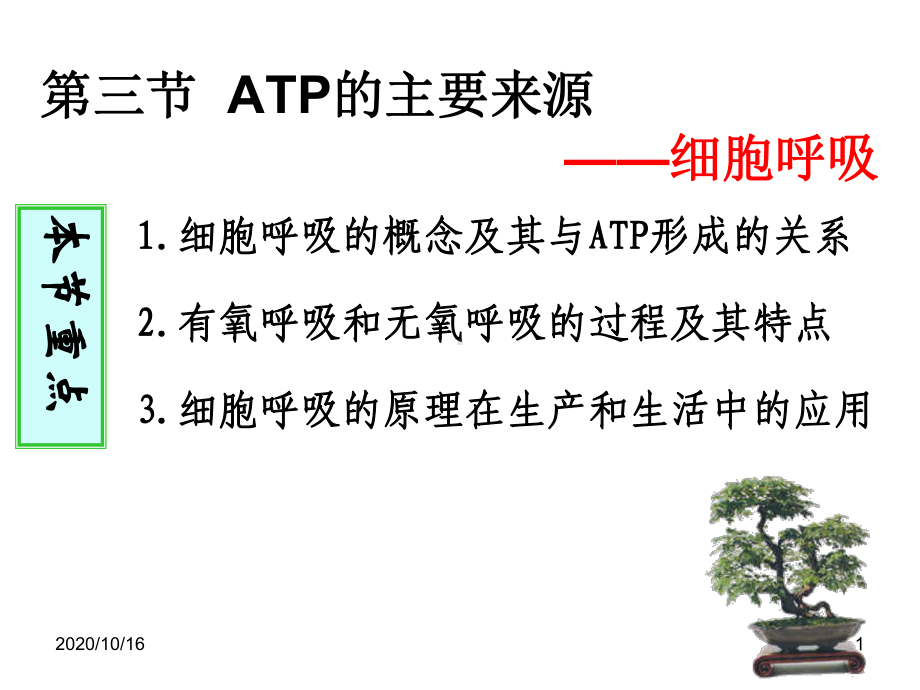 人教版教学课件ATP的主要来源-细胞呼吸教学课件.ppt_第1页