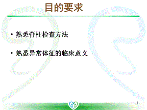 体格检查脊柱宣讲课件.ppt