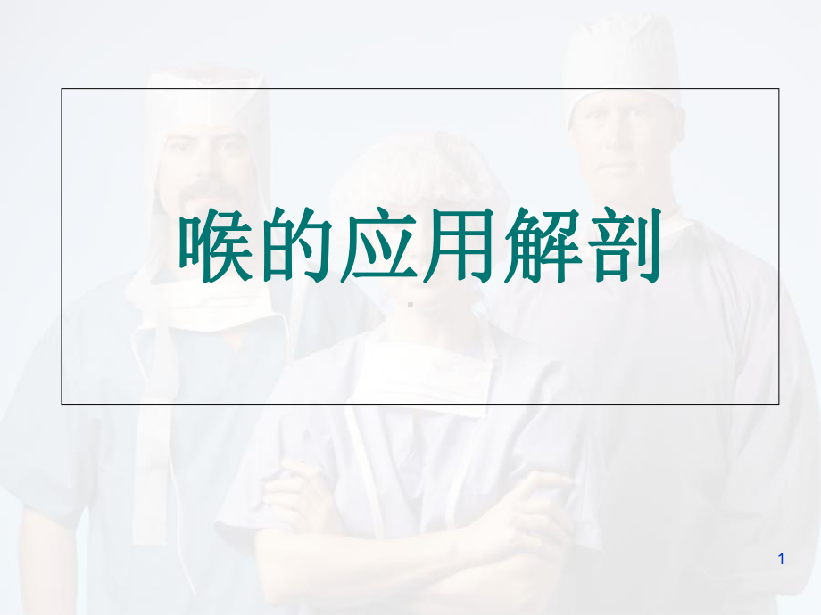 喉解剖及临床医学课件.ppt_第1页