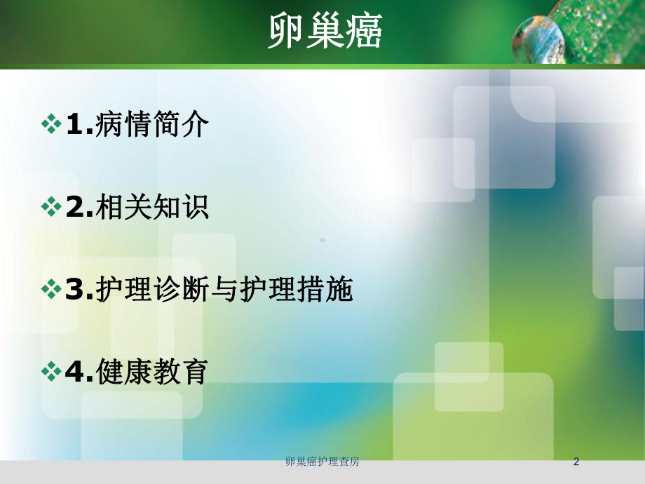 卵巢癌护理查房培训课件.ppt_第2页