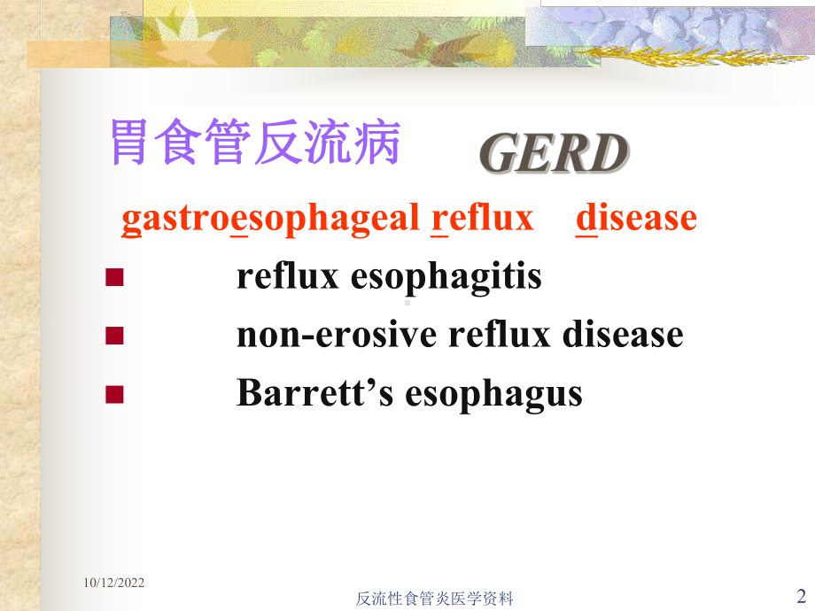 反流性食管炎医学培训课件.ppt_第2页