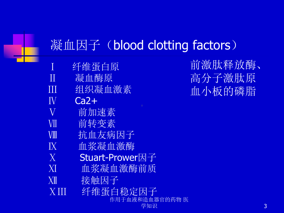 作用于血液和造血器官的药物-医学知识培训课件.ppt_第3页