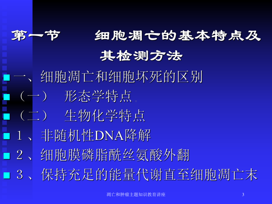 凋亡和肿瘤主题知识教育讲座培训课件.ppt_第3页