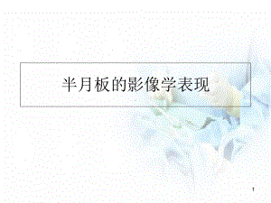 半月板的影像学表现医学课件.ppt