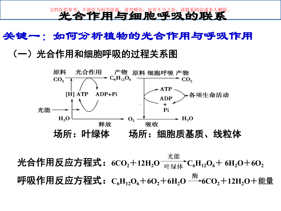 光合作用和细胞呼吸的关系课件.ppt_第2页