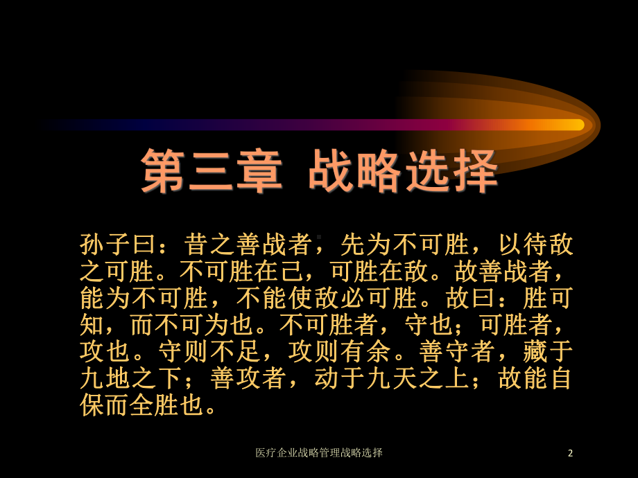 医疗企业战略管理战略选择培训课件.ppt_第2页