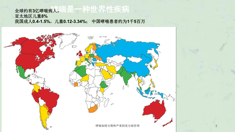 哮喘病情分期和严重程度分级管理课件.ppt_第2页