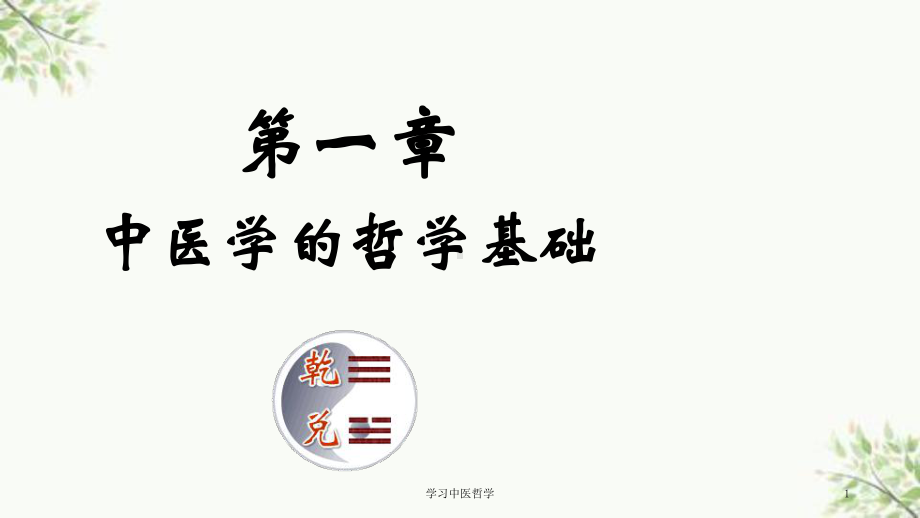 学习中医哲学课件.ppt_第1页