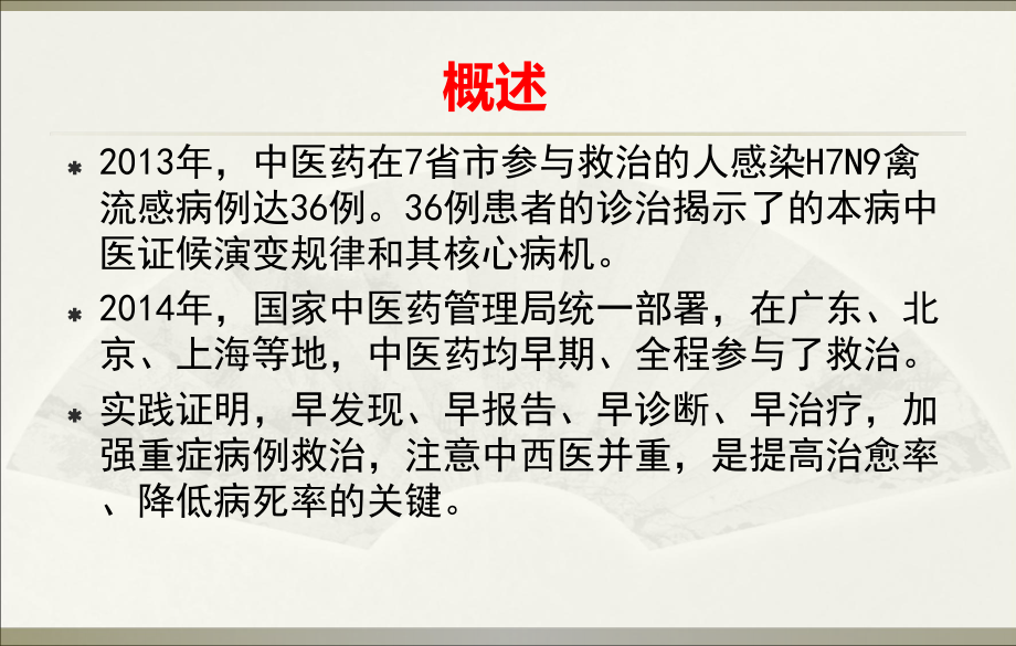 人感染HN禽流感版诊疗方案中医药部分详解课件.pptx_第2页