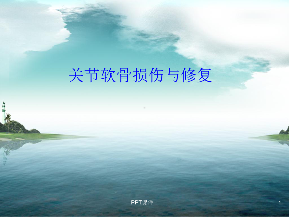 关节软骨损伤与修复(多图)-课件.ppt_第1页