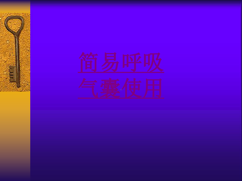 医学简易呼吸气囊使用培训课件.ppt_第1页