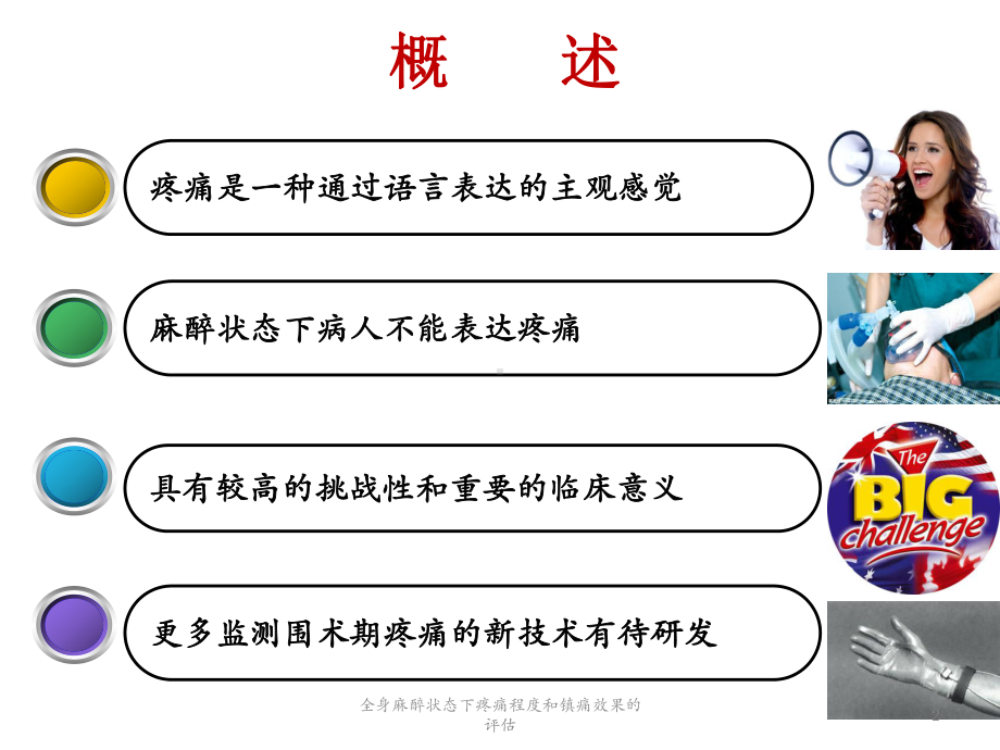 全身麻醉状态下疼痛程度和镇痛效果的评估培训课件.ppt_第2页