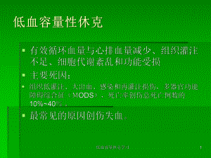 低血容量休克学习课件.ppt