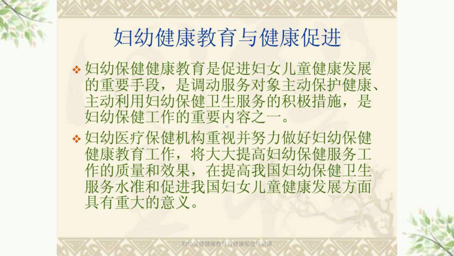 妇幼保健健康教育与健康促进培训课课件.ppt_第2页