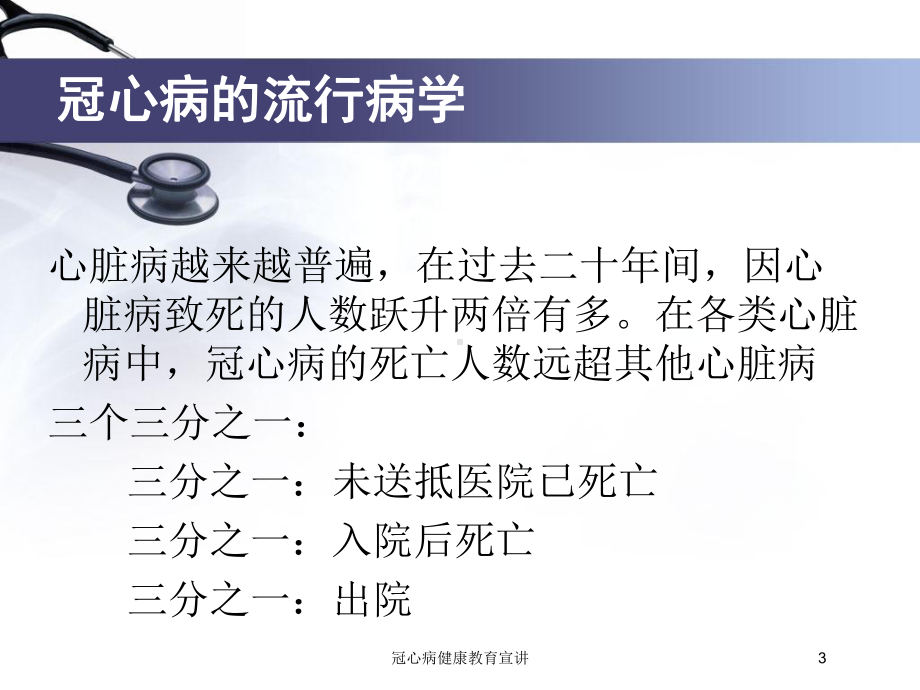 冠心病健康教育宣讲培训课件.ppt_第3页