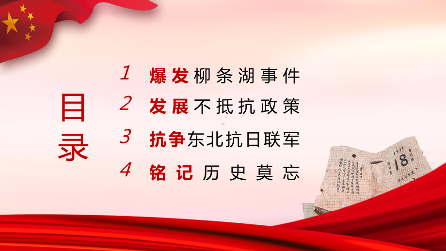 九一八事变勿忘国耻铭记历史振兴中华模板课件.pptx_第2页