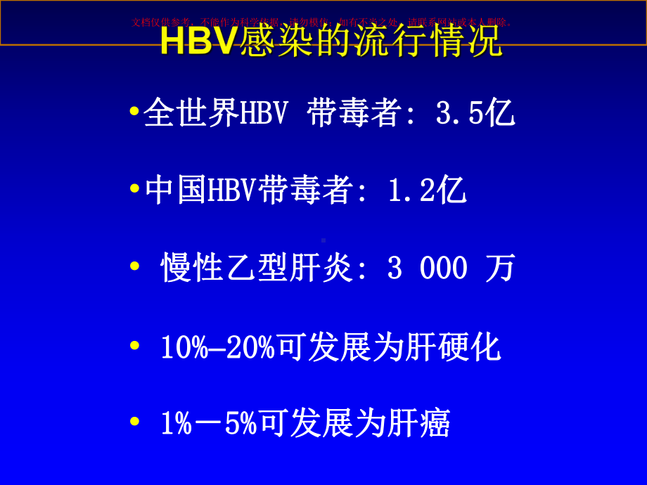 慢性乙型肝炎抗病毒治疗的现状培训课件.ppt_第1页