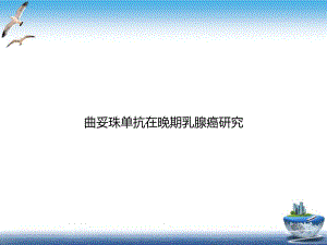 曲妥珠单抗在晚期乳腺癌研究课件.ppt