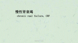 慢性肾功能不全描述课件.ppt