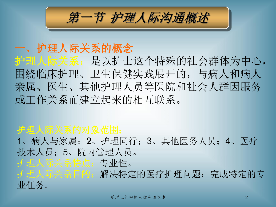 护理工作中的人际沟通概述培训课件.ppt_第2页