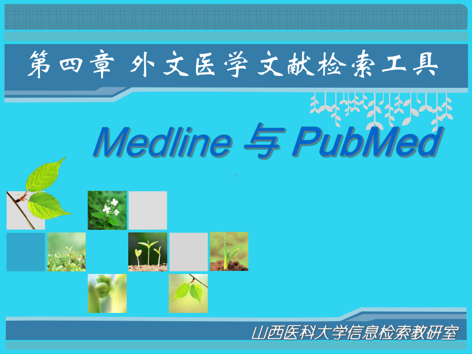 教学培训-外文医学文献检索工具Medline-与-PubMed课件.ppt_第1页