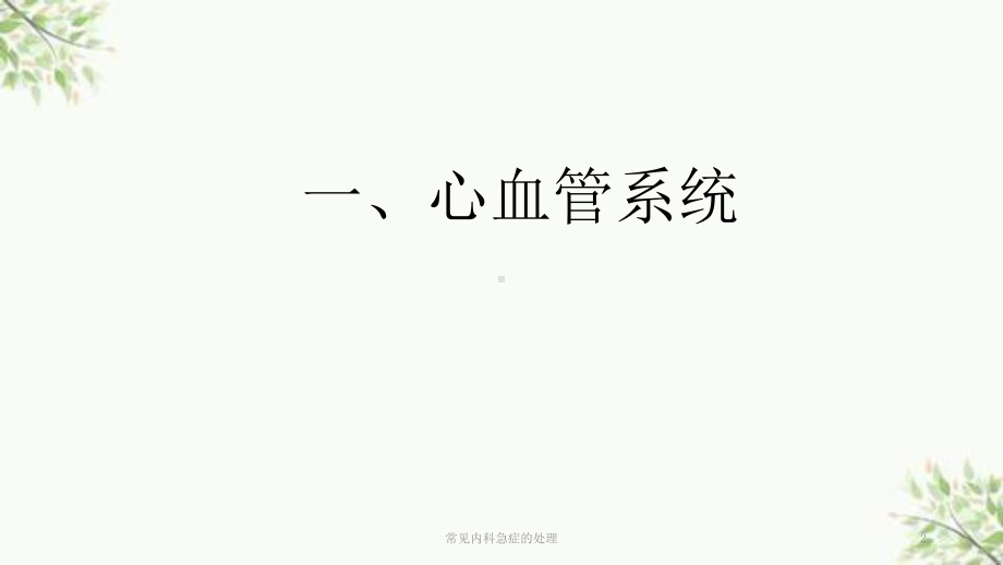 常见内科急症的处理课件.ppt_第2页