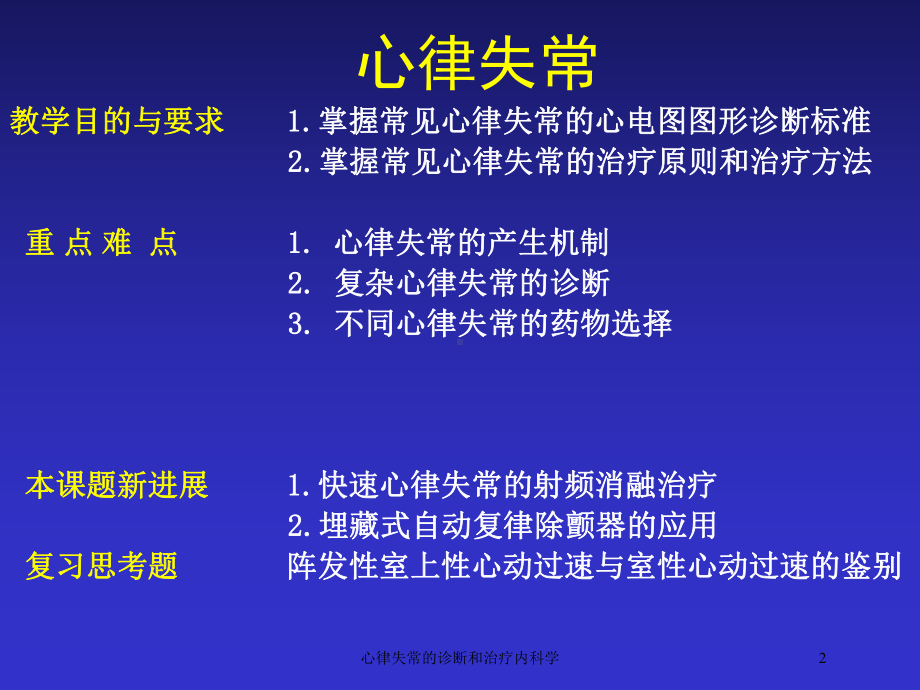 心律失常的诊断和治疗内科学培训课件.ppt_第2页