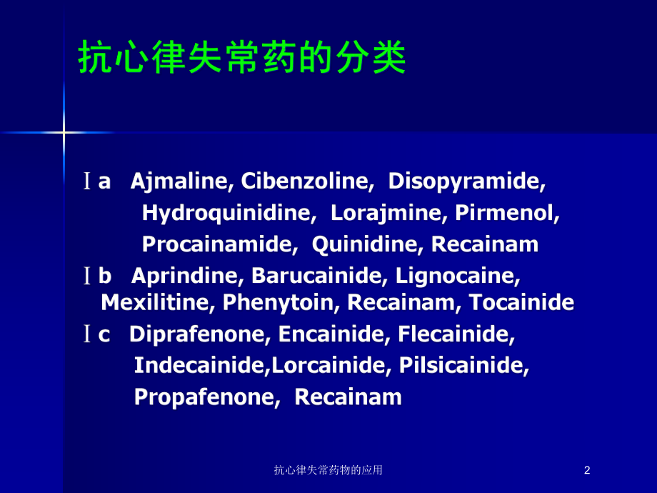 抗心律失常药物的应用培训课件.ppt_第2页