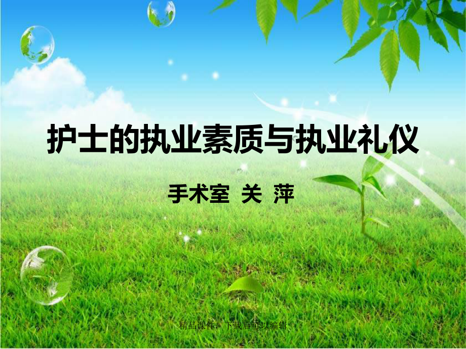 护士的执业素养与礼仪课件.ppt_第1页