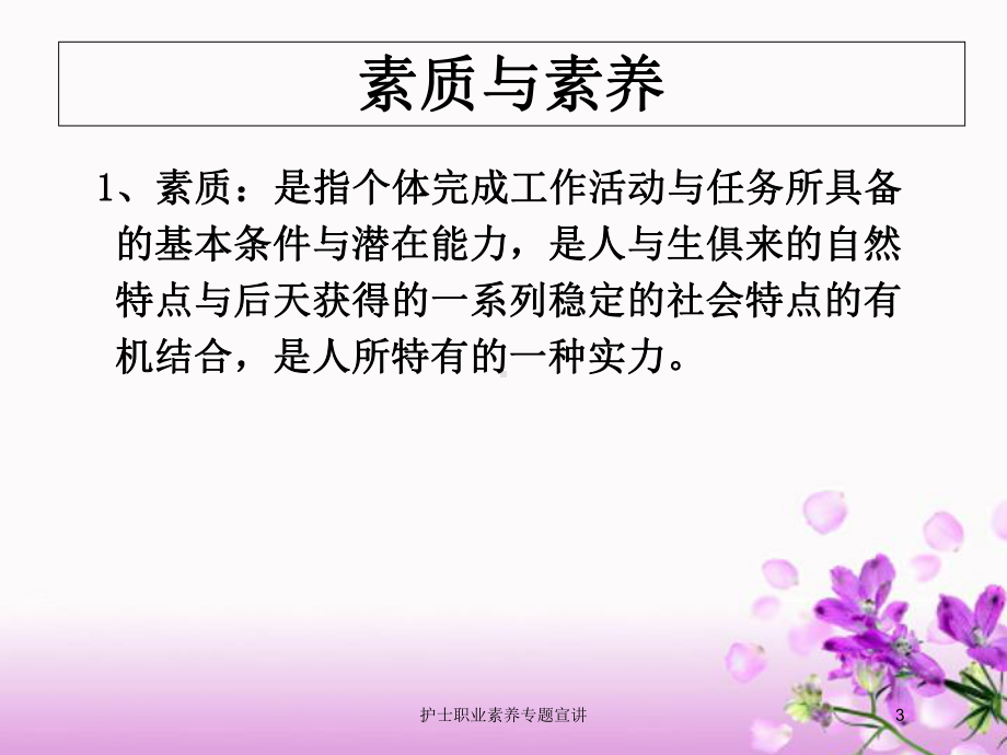 护士职业素养专题宣讲培训课件.ppt_第3页