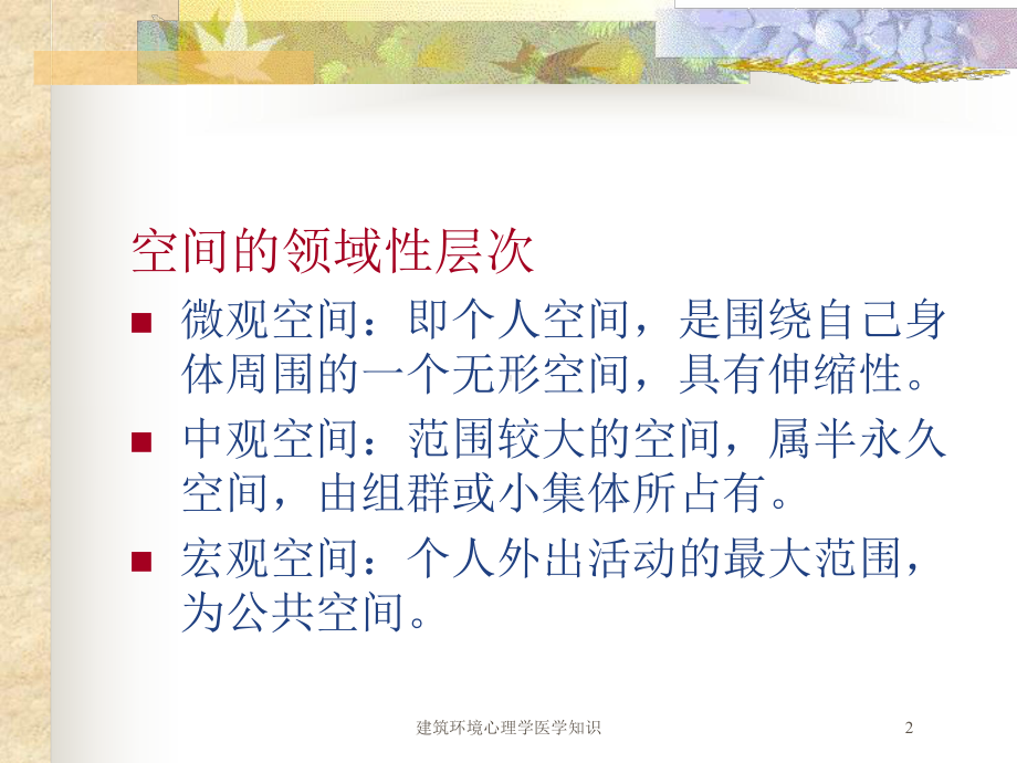 建筑环境心理学医学知识培训课件.ppt_第2页