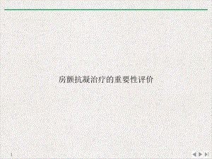 房颤抗凝治疗的重要性评价(版)课件.ppt