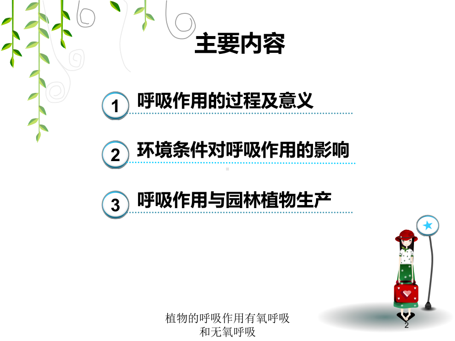 植物的呼吸作用有氧呼吸和无氧呼吸培训课件.ppt_第2页