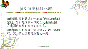 抗动脉粥样硬化药课件.ppt