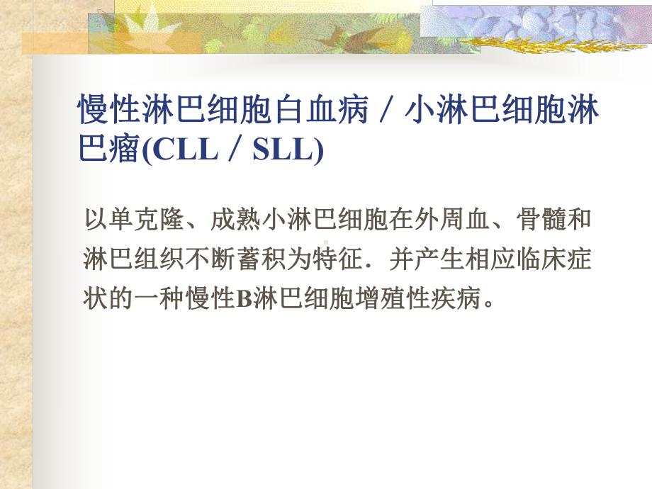 慢性淋巴细胞性白血病NCCN指南解读教材课件.ppt_第2页