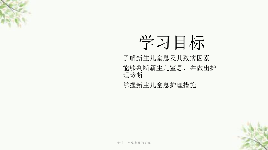 新生儿窒息患儿的护理课件.ppt_第2页