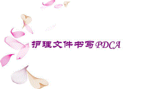 护理文件书写PDCA培训课件.ppt