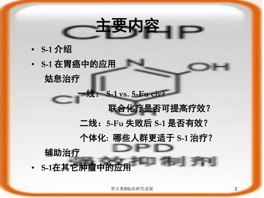 替吉奥S临床研究进展培训课件.ppt_第2页