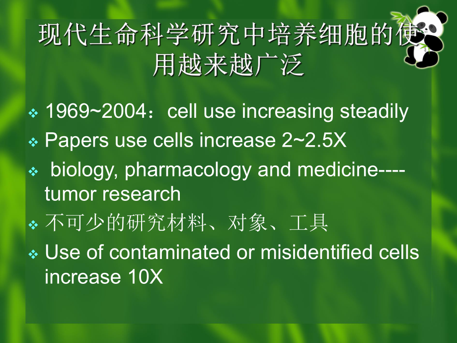 研究用肿瘤细胞系的质量控制和要求学习培训课件.ppt_第3页