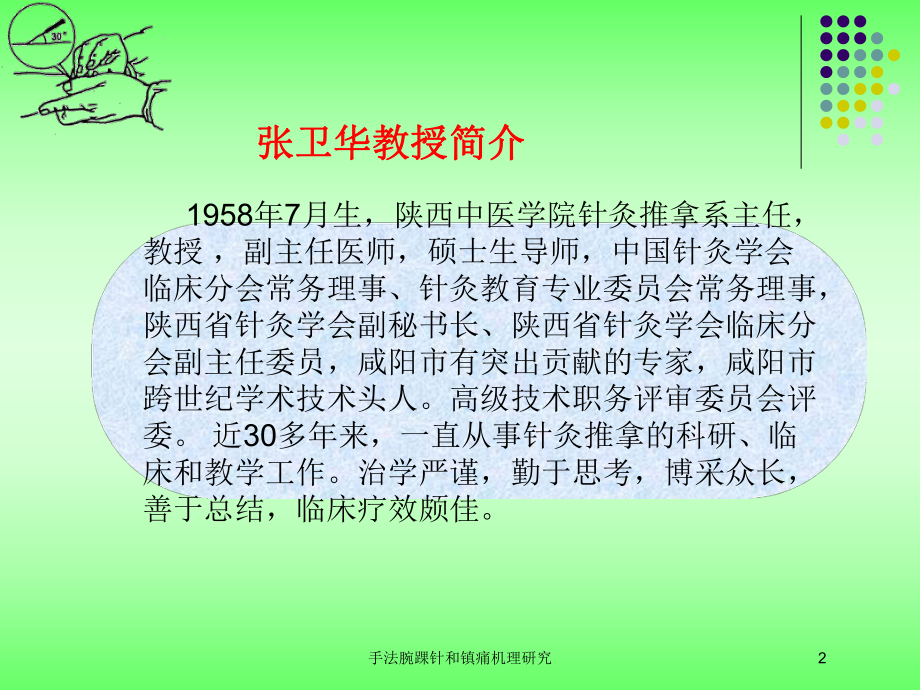 手法腕踝针和镇痛机理研究培训课件.ppt_第2页