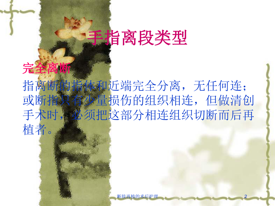 断肢再植的术后护理培训课件.ppt_第2页