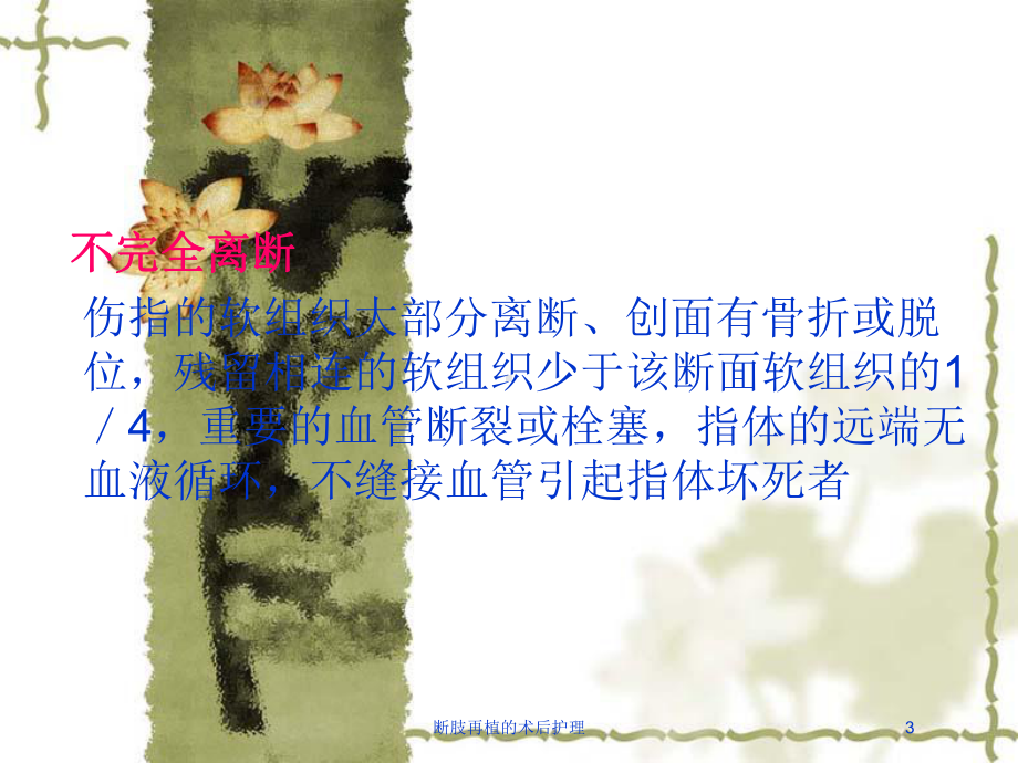 断肢再植的术后护理培训课件.ppt_第3页