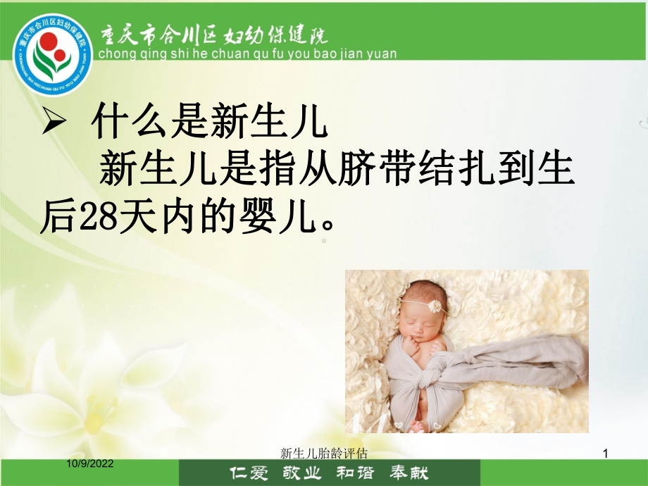 新生儿胎龄评估培训课件.ppt_第1页