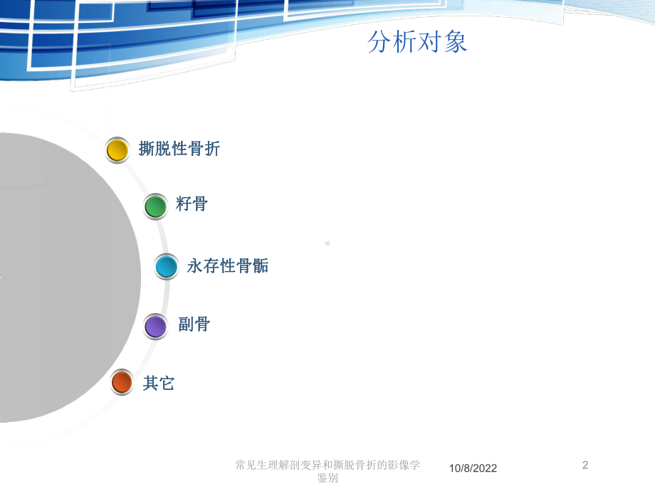 常见生理解剖变异和撕脱骨折的影像学鉴别课件.ppt_第2页