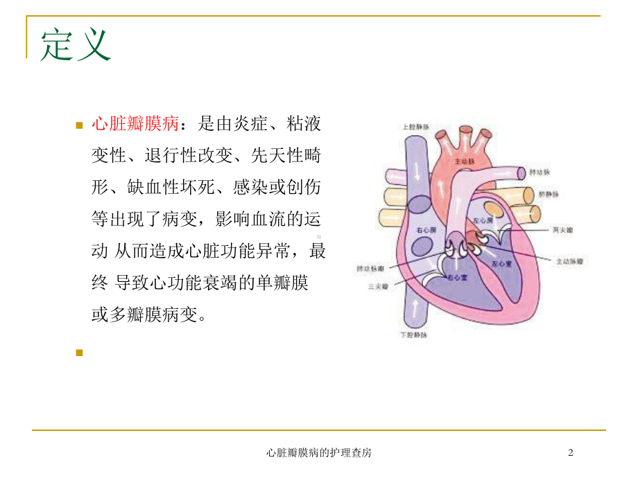 心脏瓣膜病的护理查房培训课件.ppt_第2页