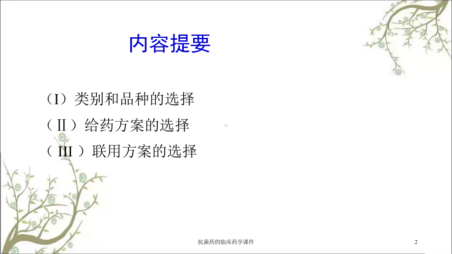 抗菌药的临床药学课件.ppt_第2页